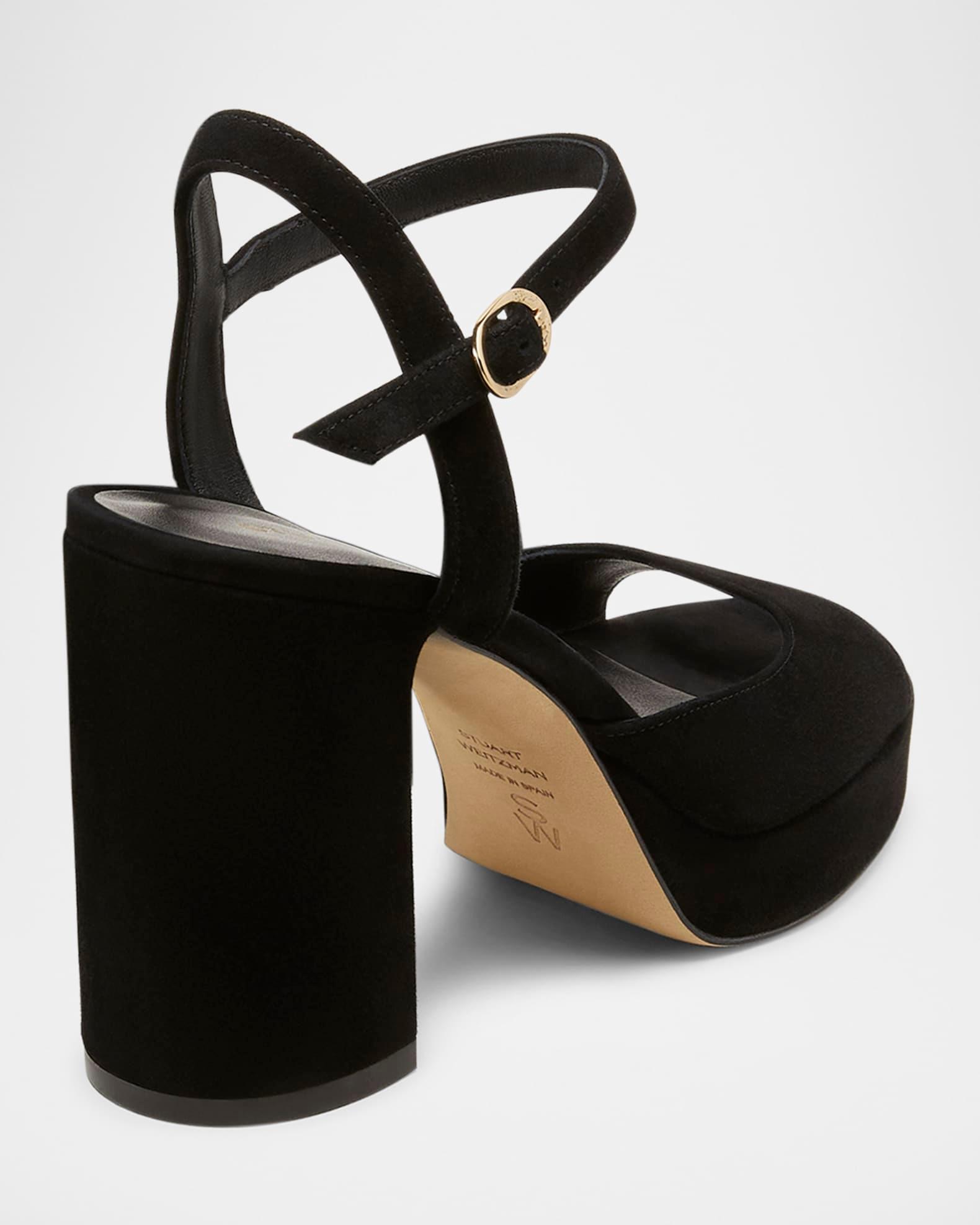 Dayna II Suede Ankle-Strap Platform Sandals Product Image