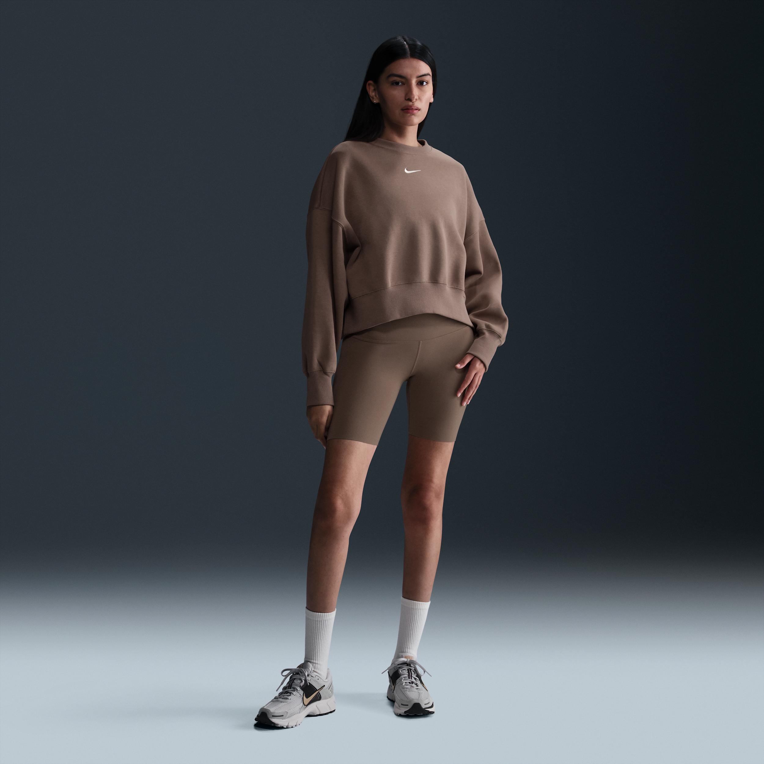 Womens Nike Sportswear Phoenix Fleece Over-Oversized Crew-Neck Sweatshirt | DQ5761-233 Product Image