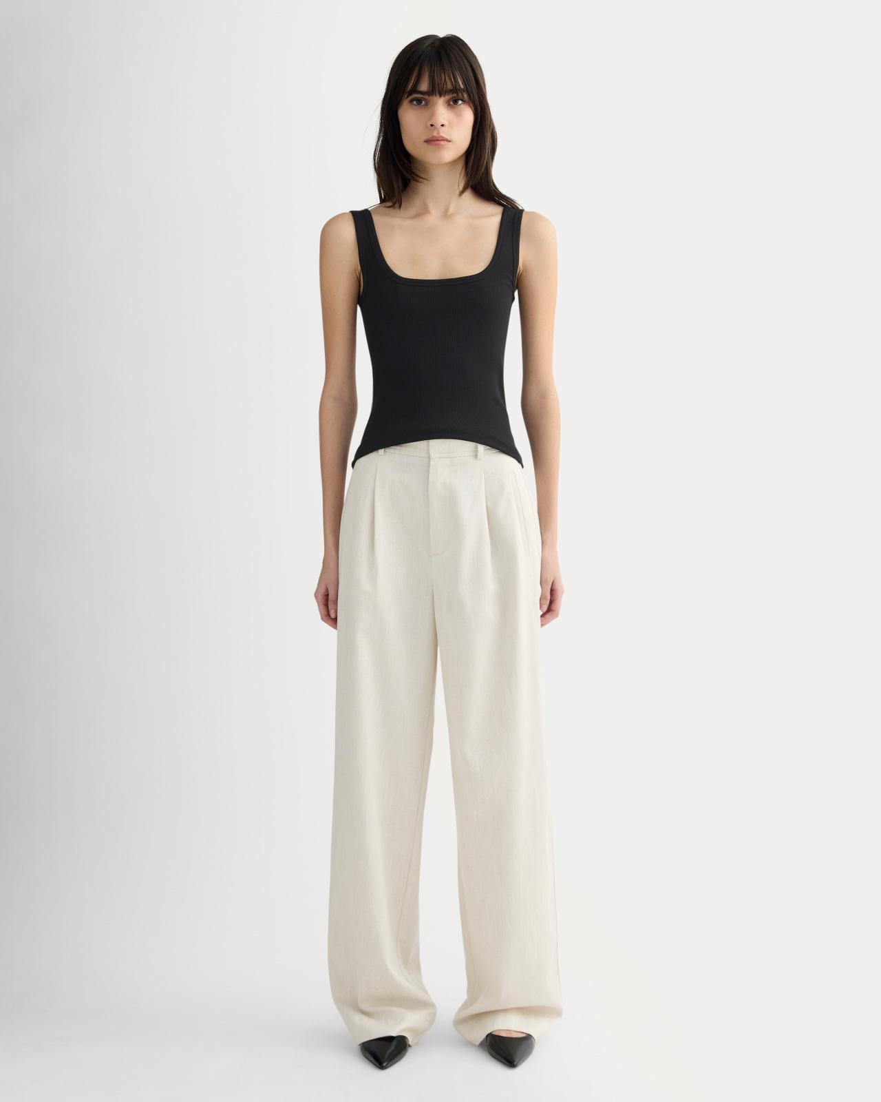Womens Luxe RibSquare-Neck Tank by Everlane Product Image