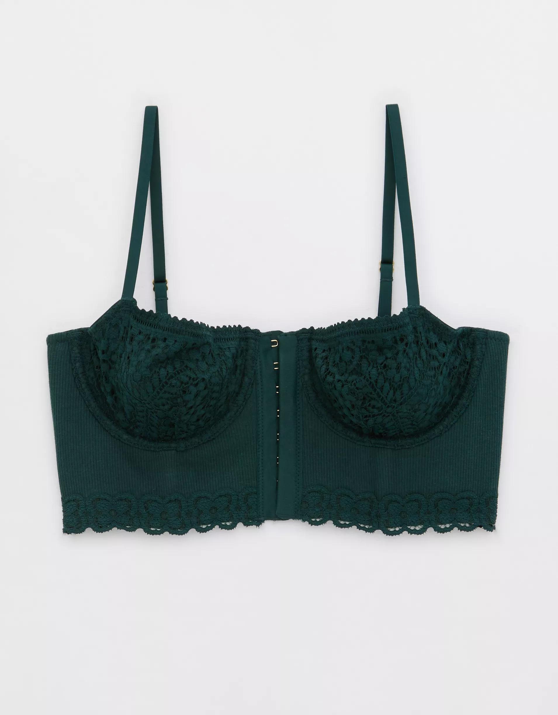 Show Off Cozy Rib Unlined Corset Bra Product Image