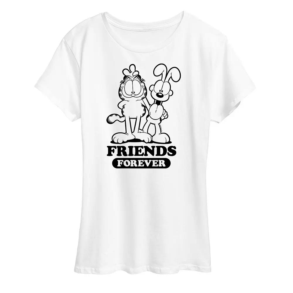 Women's Garfield Friends Forever Graphic Tee, Girl's,  Product Image