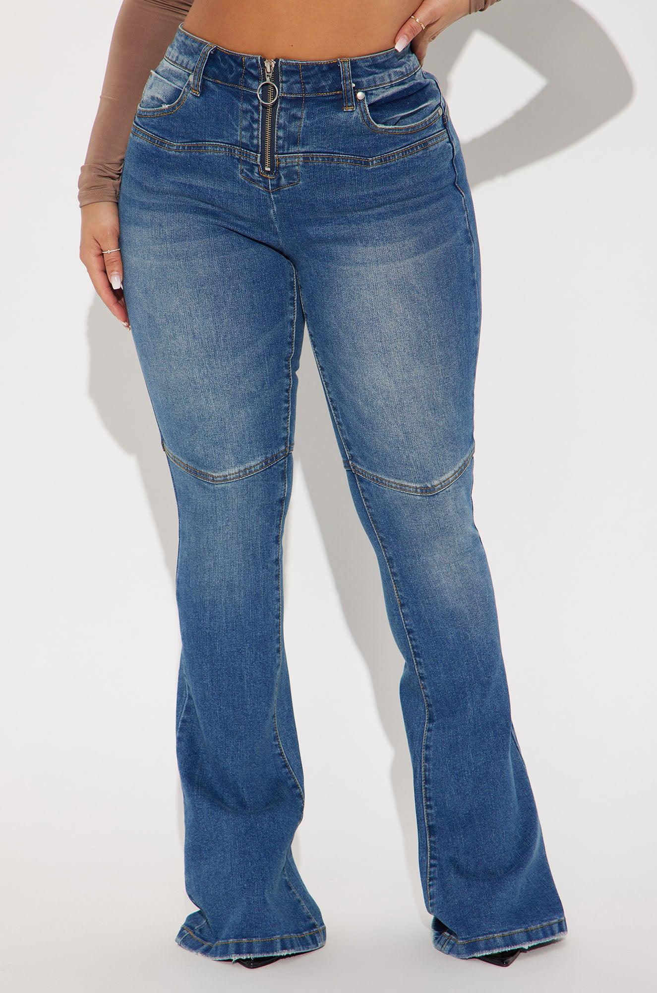 Camila Stretch Bootcut Jeans - Medium Wash Product Image