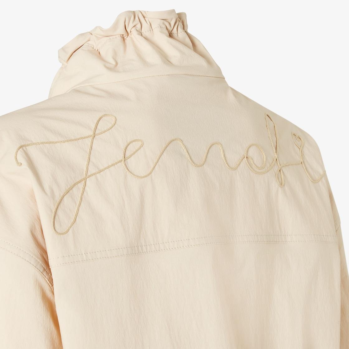 WindbreakerWindbreaker in beige technical cotton Product Image