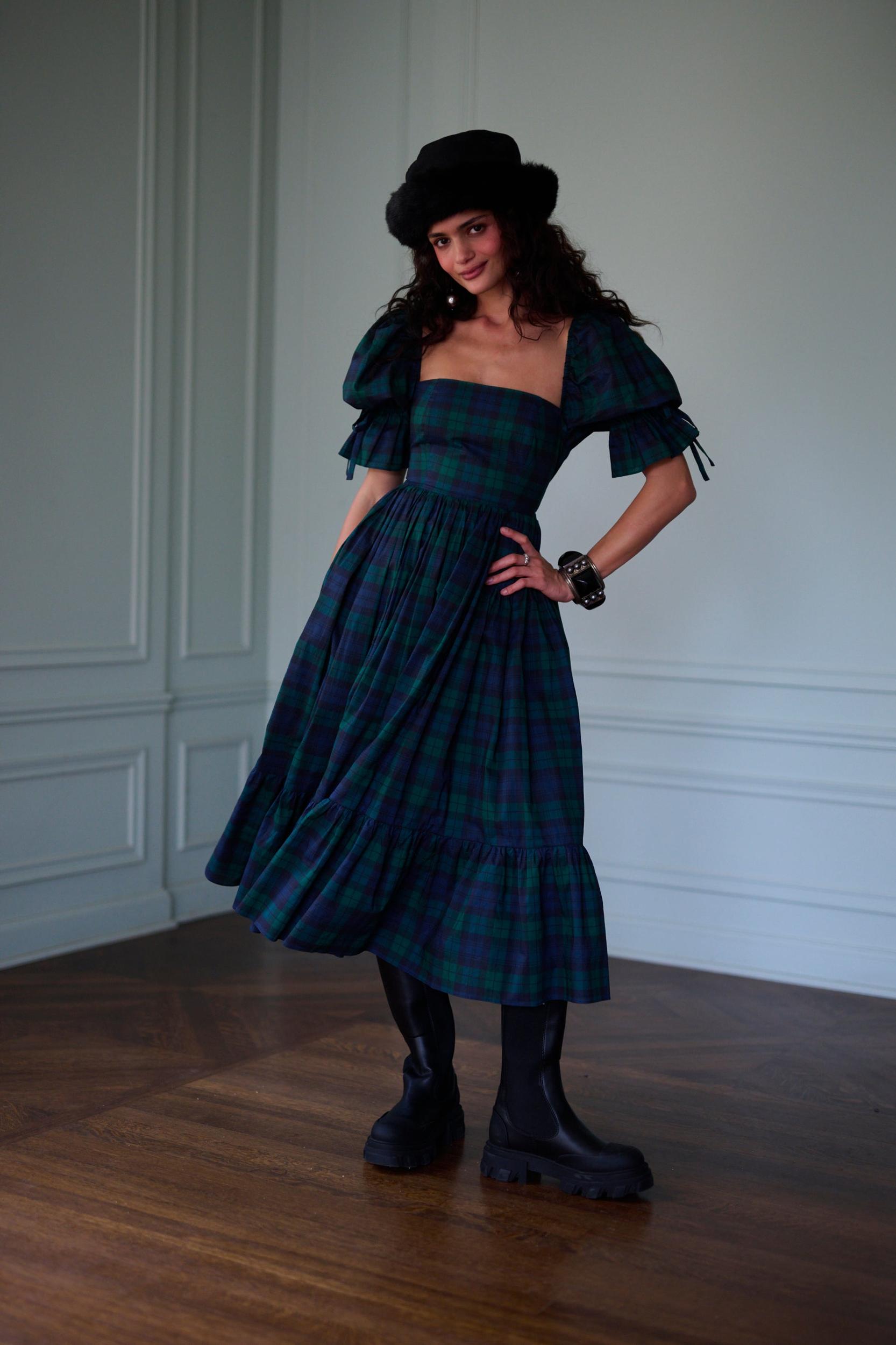 The Scotland Plaid Market Dress Product Image