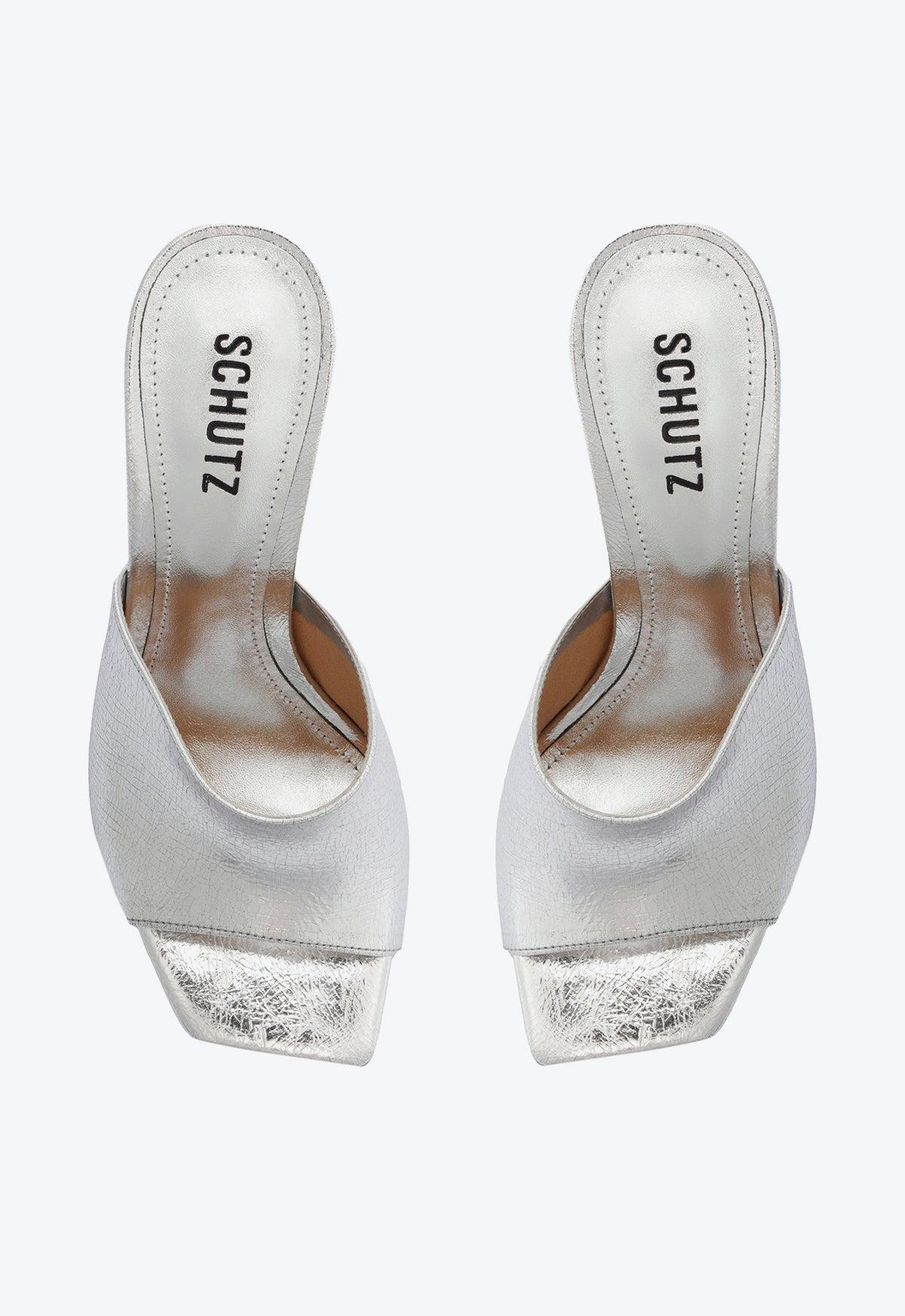 Nattie Metallic Leather Sandal Female Product Image