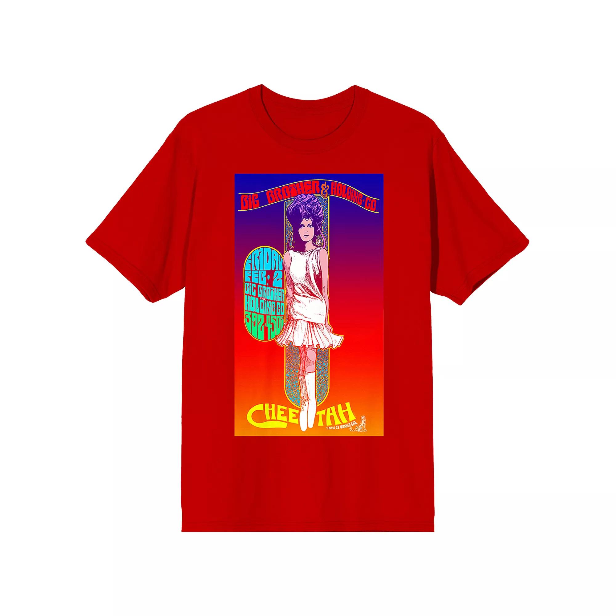 Men's Big Brother & The Holding Company Cheetah Graphic Tee,  Product Image