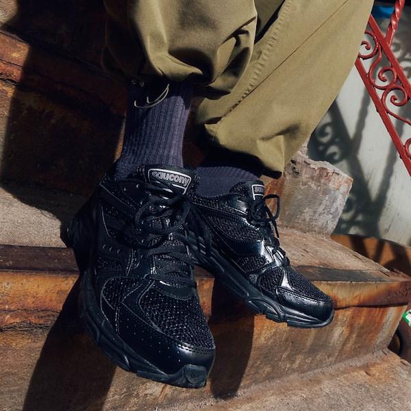 Saucony Mens Saucony Ride Millennium - Mens Shoes Black/Black Product Image