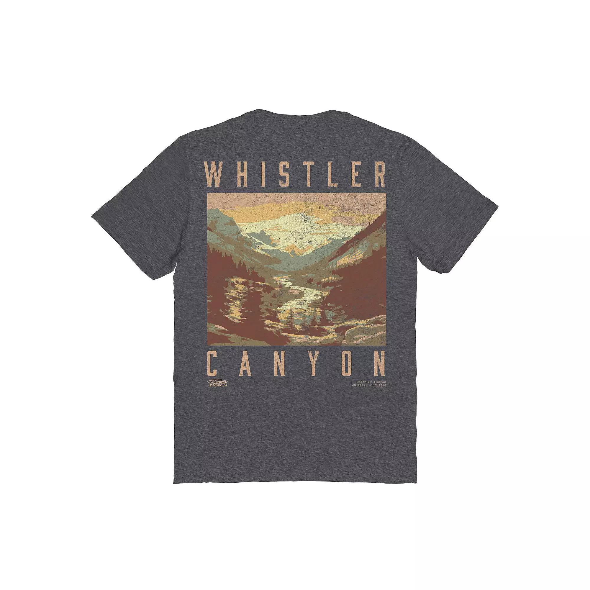 Men's Whistler Dark Heather Graphic Tee,  Product Image