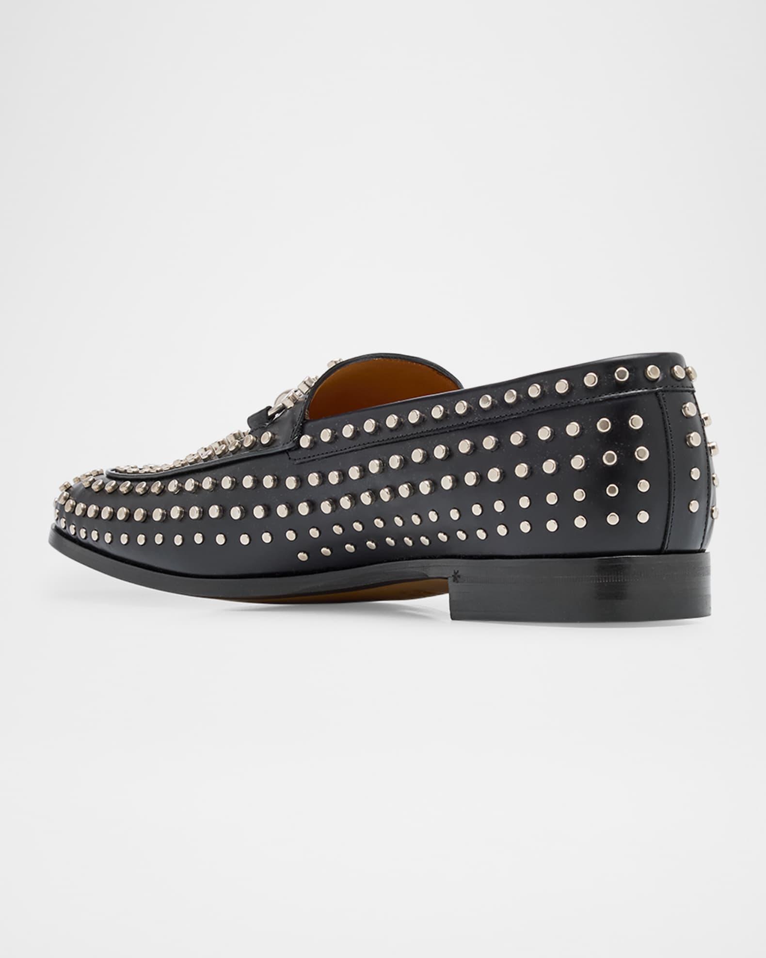 Men's Gucci Horsebit Creeper Loafers Product Image