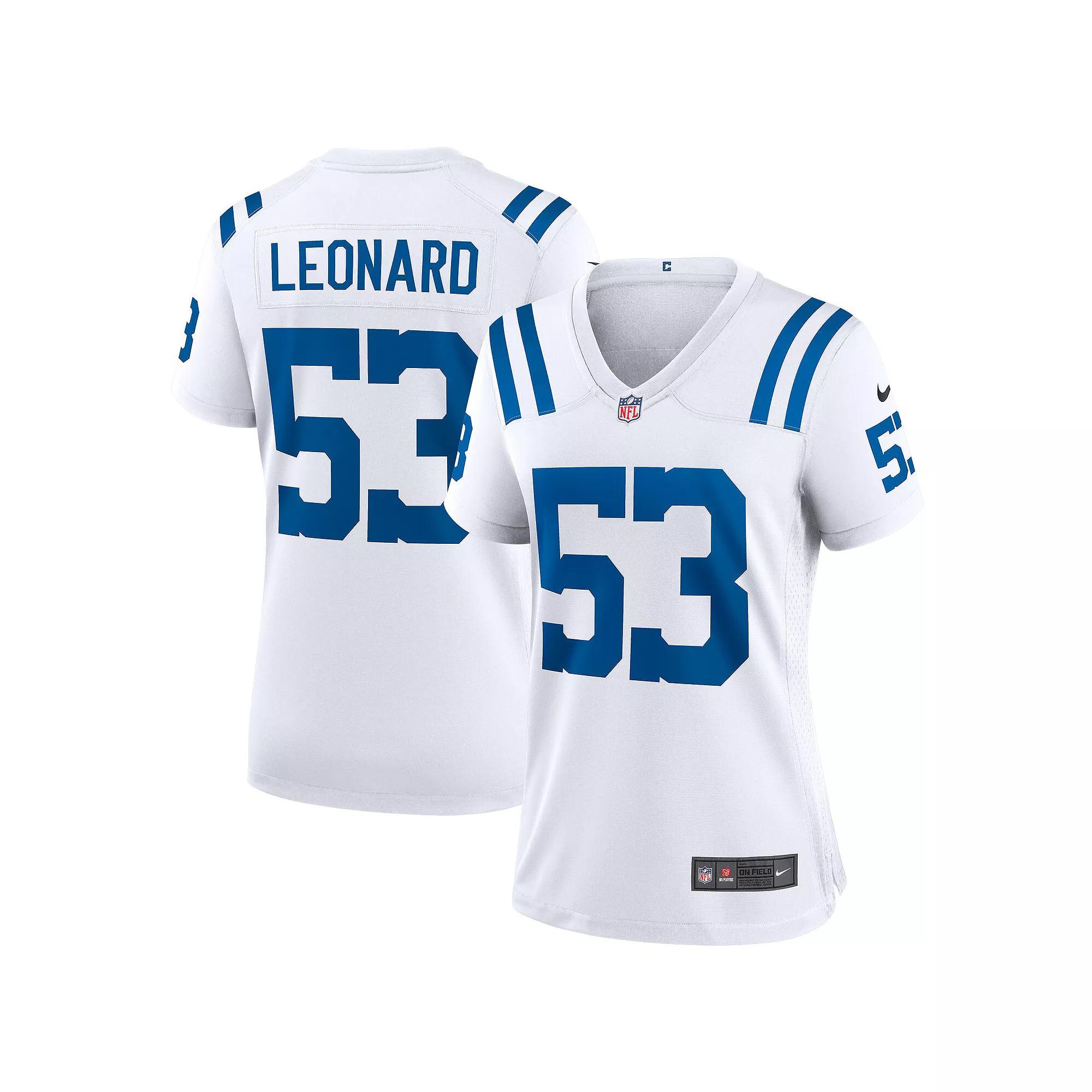 Women's Nike Shaquille Leonard White Indianapolis Colts Game Player Jersey, Size: Medium Product Image