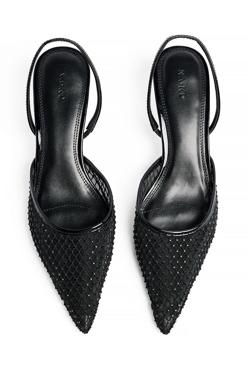 Sparkling Mesh Pumps Product Image