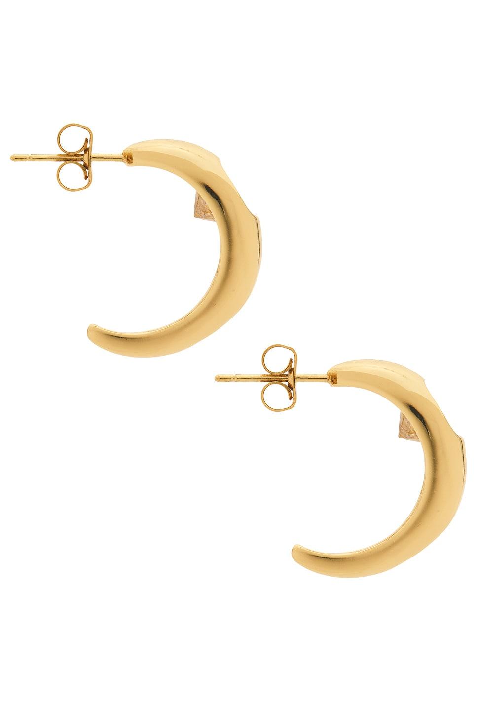 Olivia CZ Hoop Earrings Jordan Road Product Image