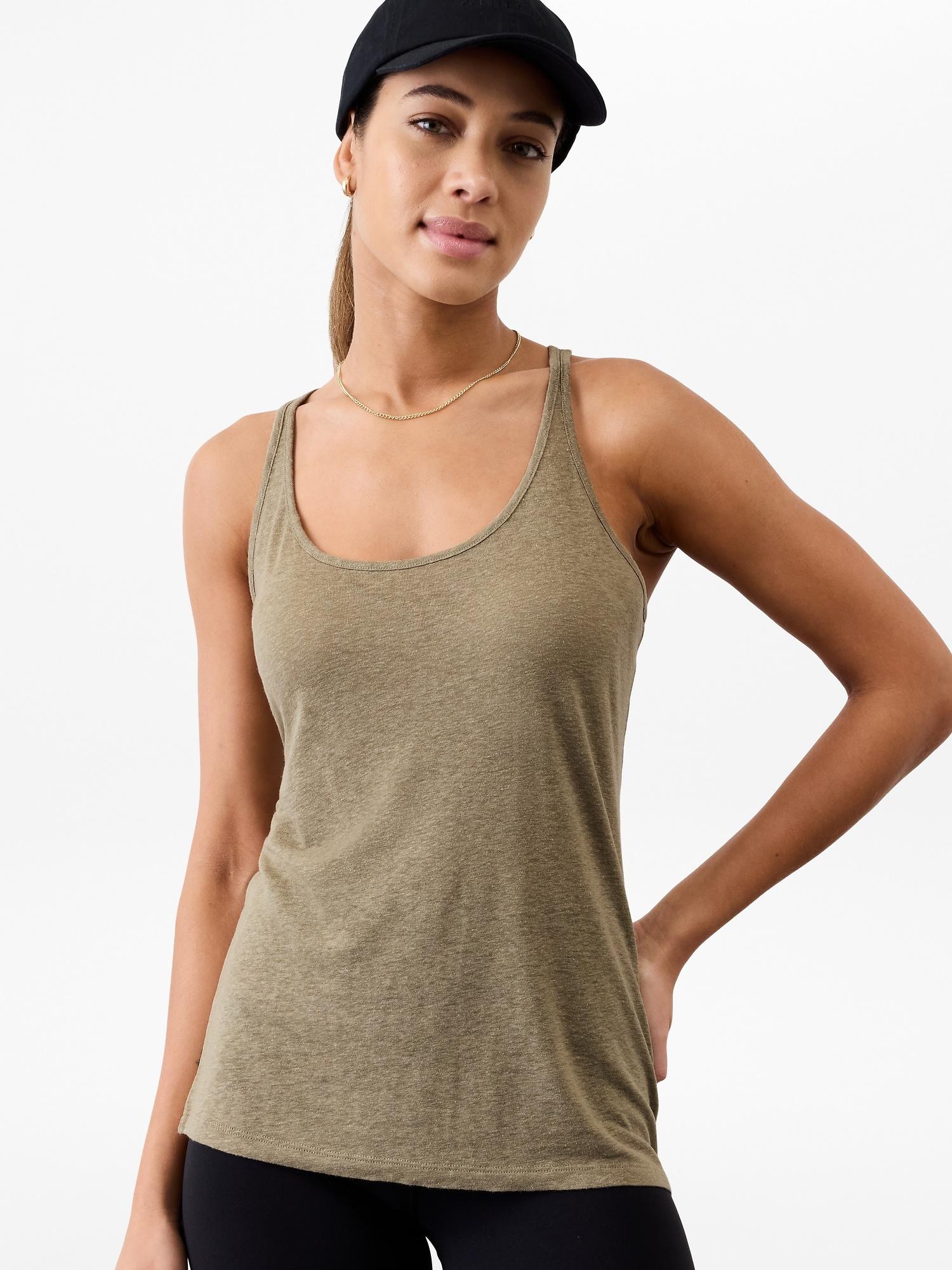 Getaway Linen Blend Tank Product Image
