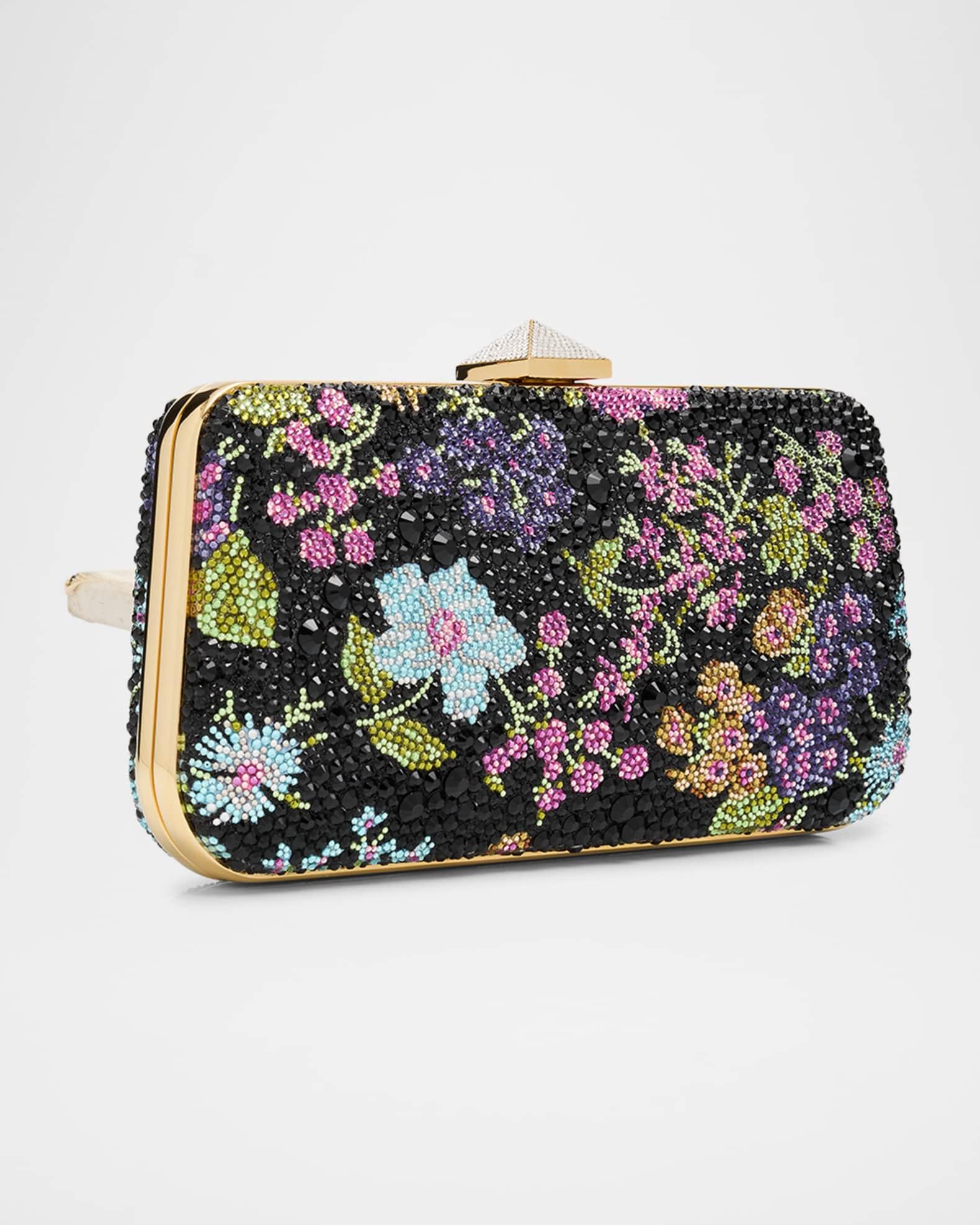 Carry Secrets Flower Embellished Minaudiere  Product Image