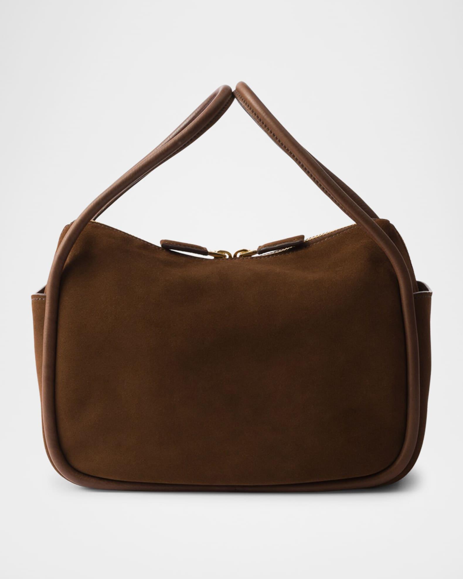 Darling Suede Double-Handle Bag Product Image