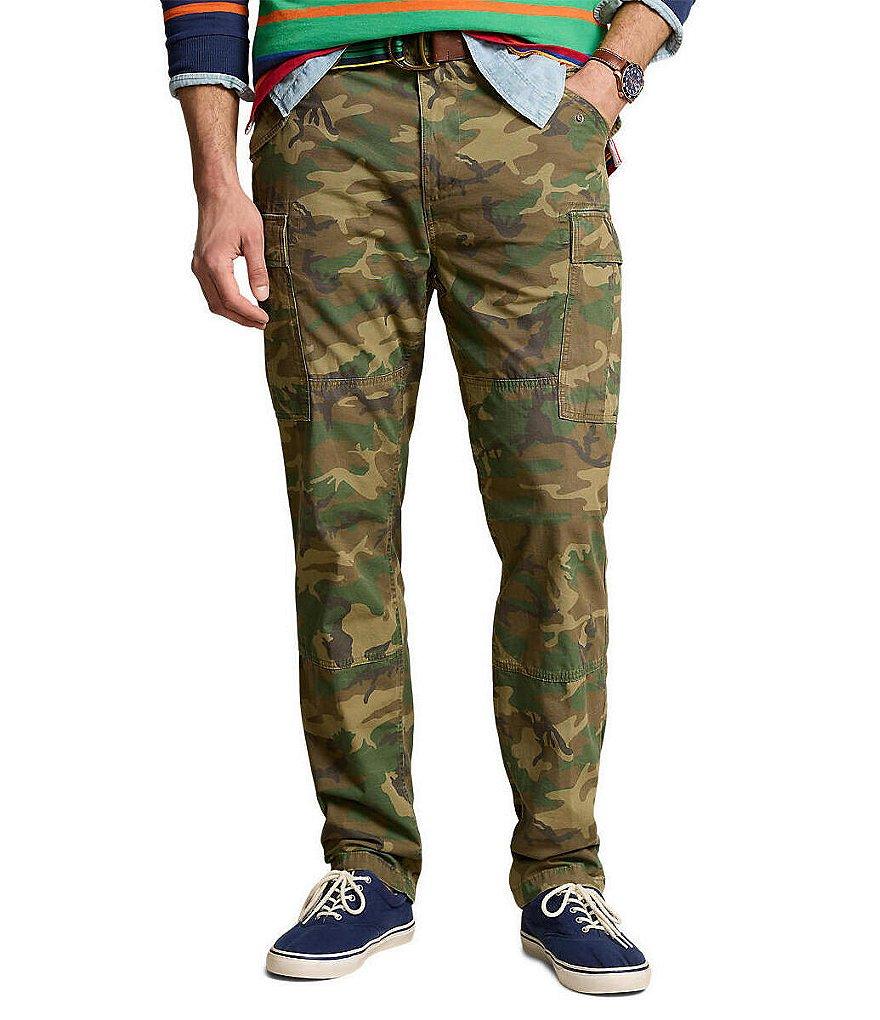 Polo Ralph Lauren Big & Tall Camo Canvas Cargo Pants Product Image