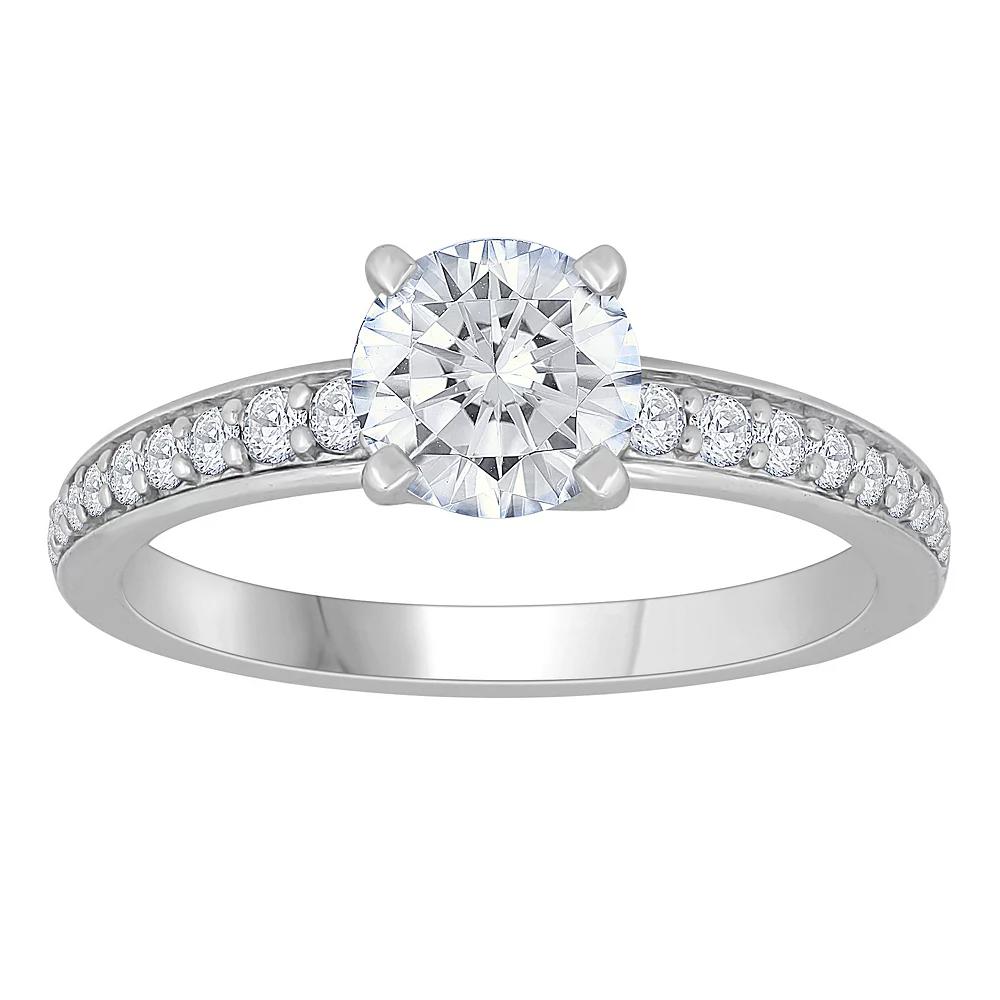 Diamond Medley 14k Yellow Gold 1 1/4 Carat T.W. Lab-Grown Diamond Engagement Ring, Women's, Size: 7, 14k Gold Product Image