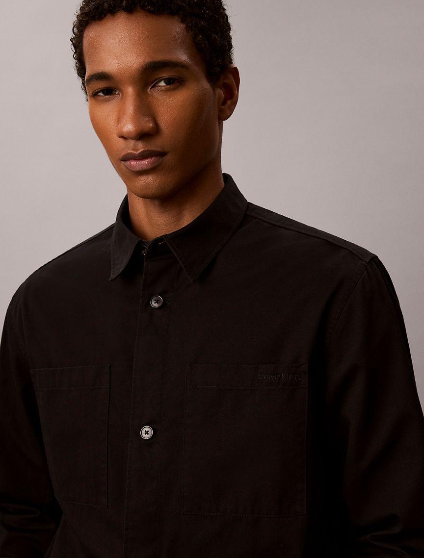 Garment Washed Twill Easy Overshirt Product Image