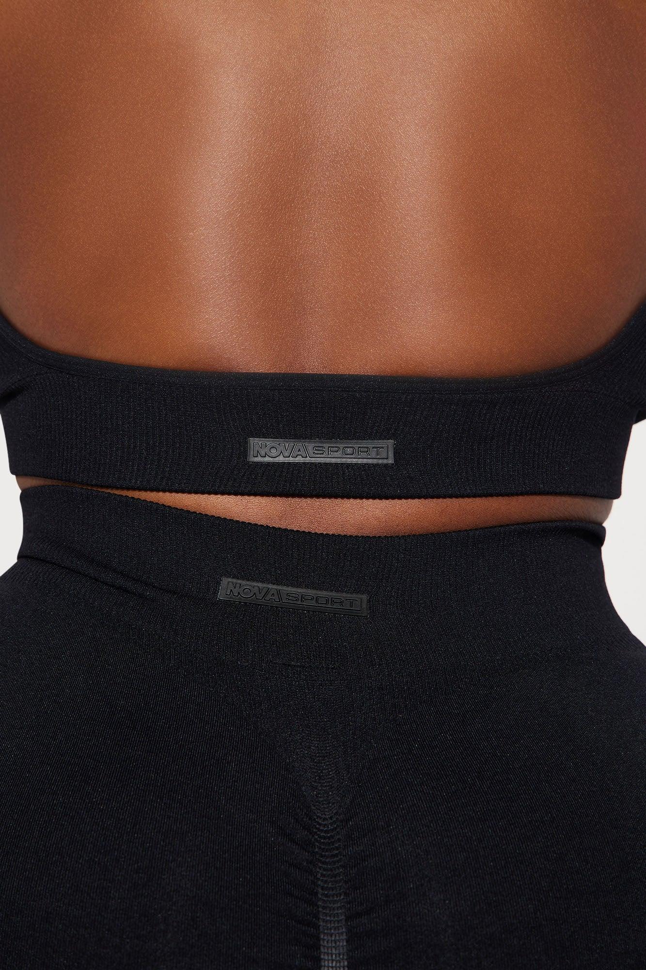 Beach Body Effortless Seamless Sports Bra - Black Product Image