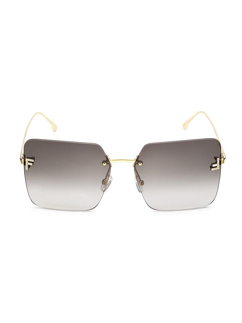 Fendi Rimless Square Sunglasses, 59mm Product Image
