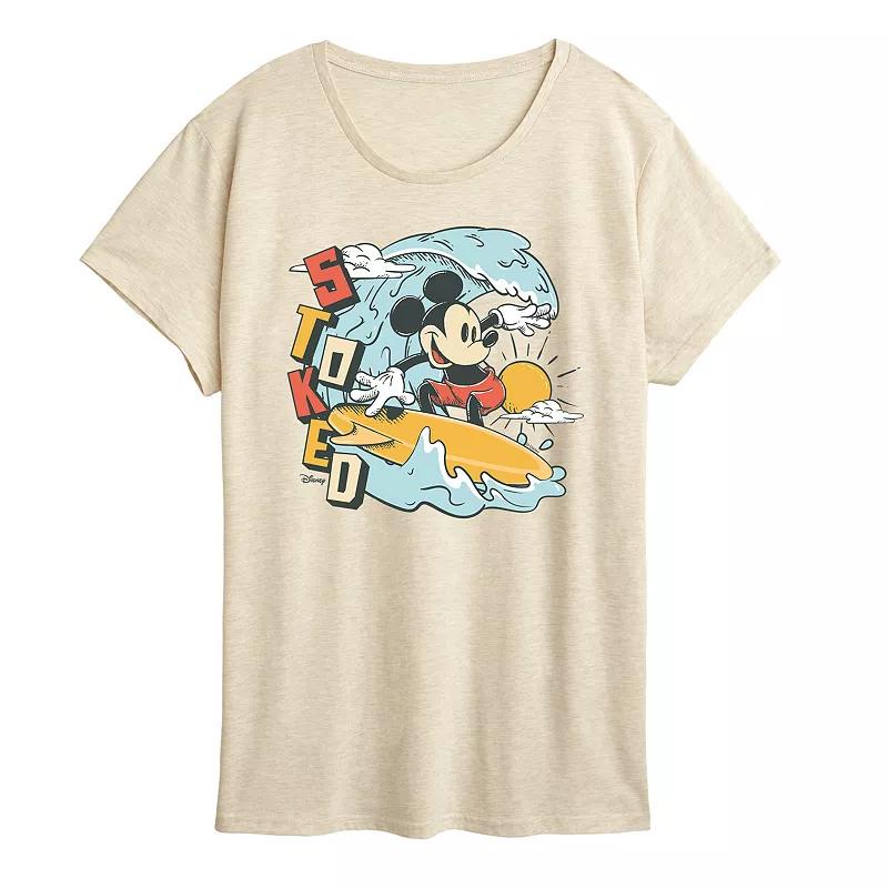 Disney's Mickey Mouse Women's Stoked Graphic Tee,  Product Image