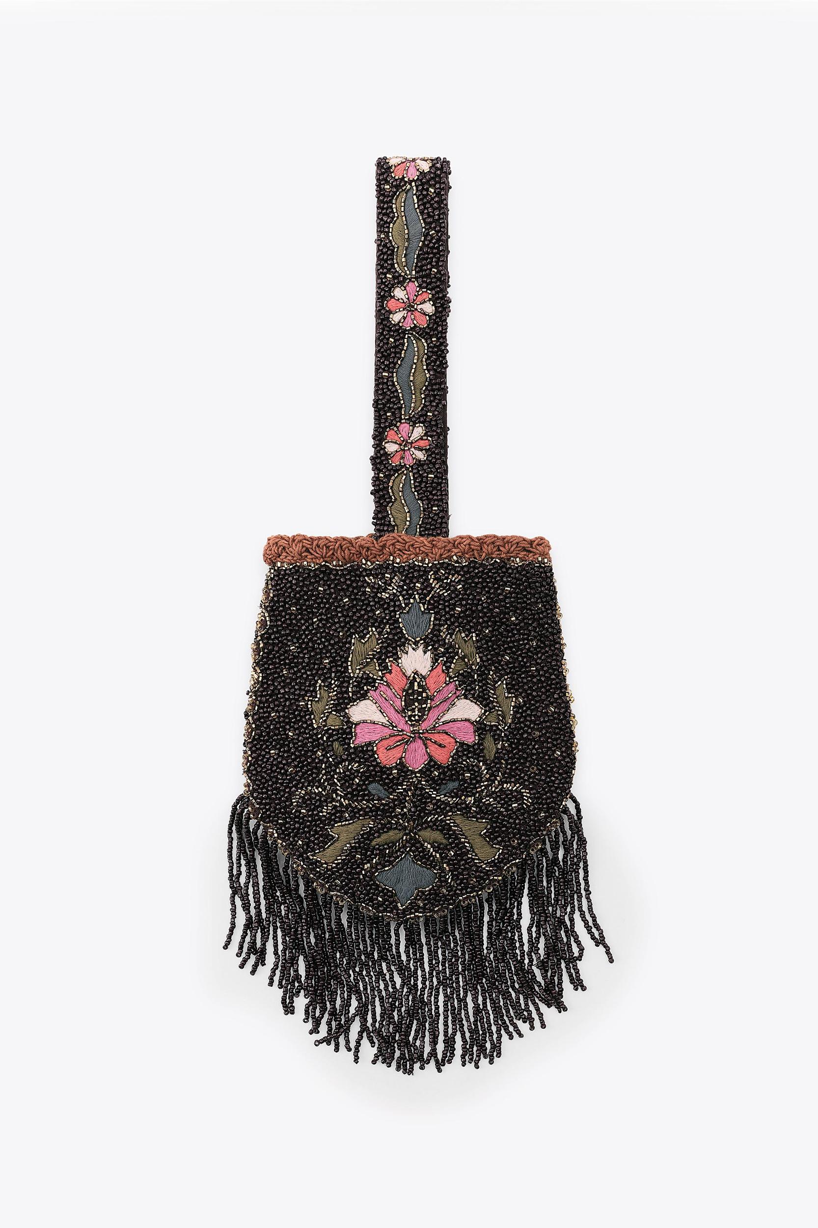 BEADED FRINGE HANDBAG Product Image