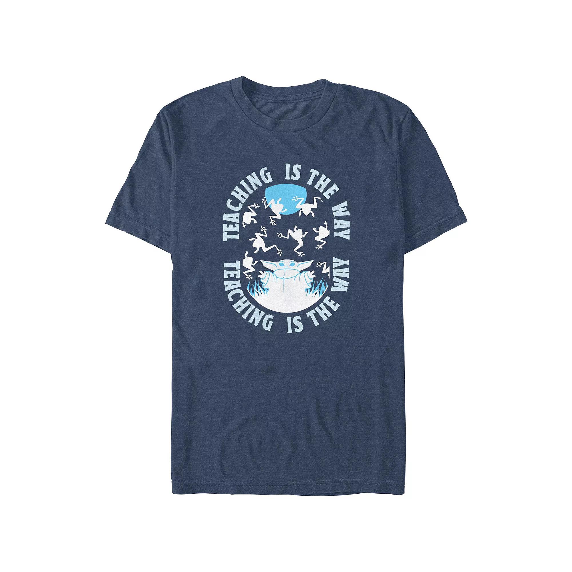 Big & Tall Star Wars The Mandalorian Grogu Teaching Is The Way Graphic Tee, Men's,  Product Image