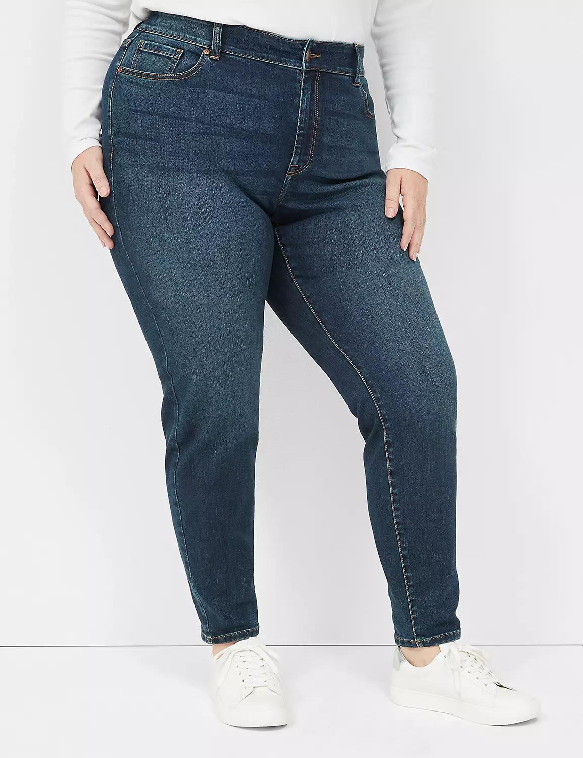 Curvy Fit High-Rise Skinny Jean Product Image