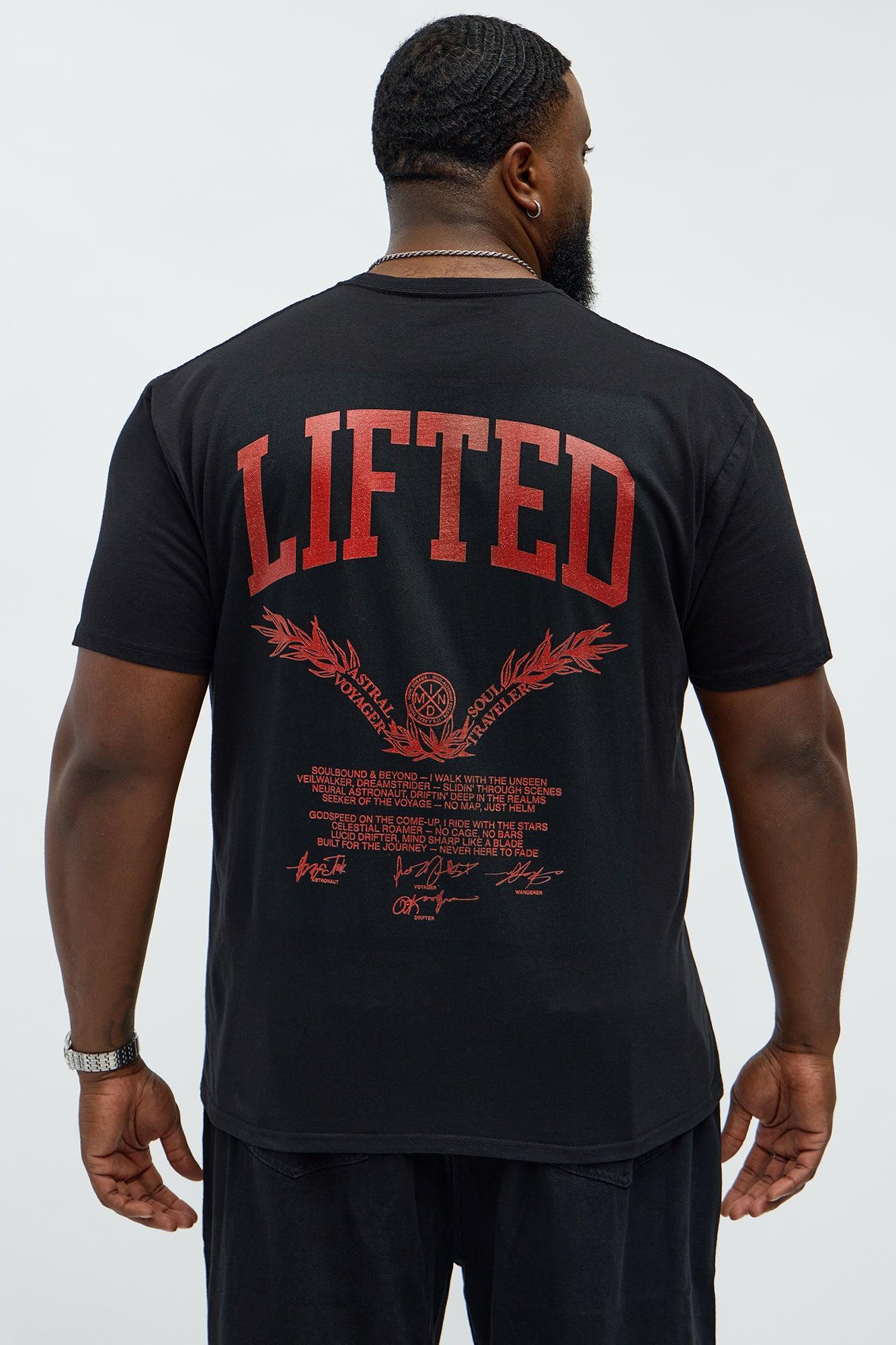 Lifted Soul Short Sleeve Tee - Black Male Product Image