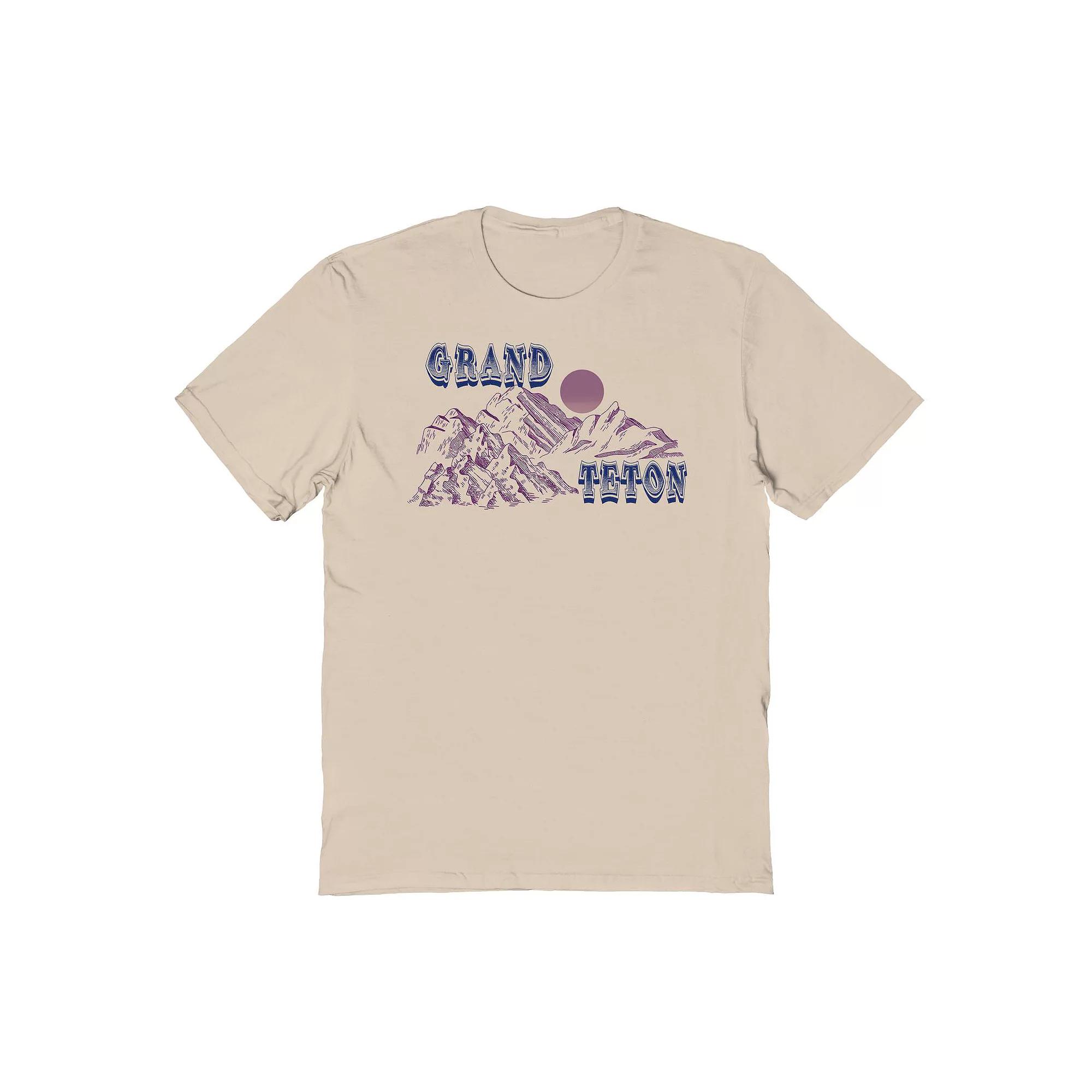 Men's Country Parks Grand Teton Graphic Tee, Size: Small, Brown Product Image