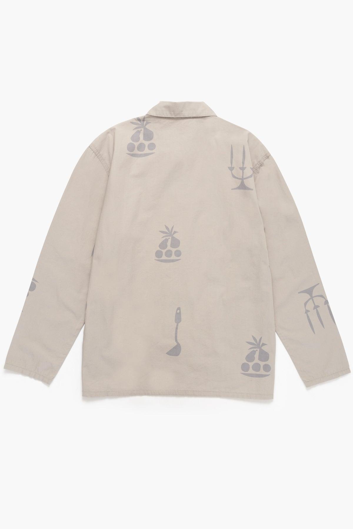 Nourish Printed Chore Shirt - Stone Product Image