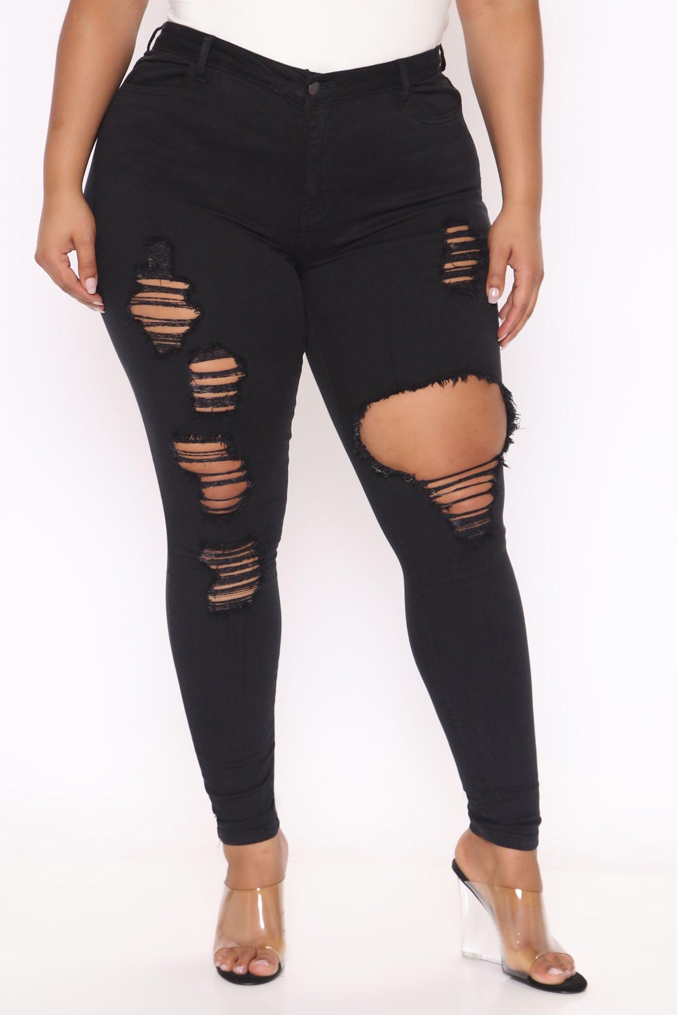 Glistening Jeans - Black Product Image