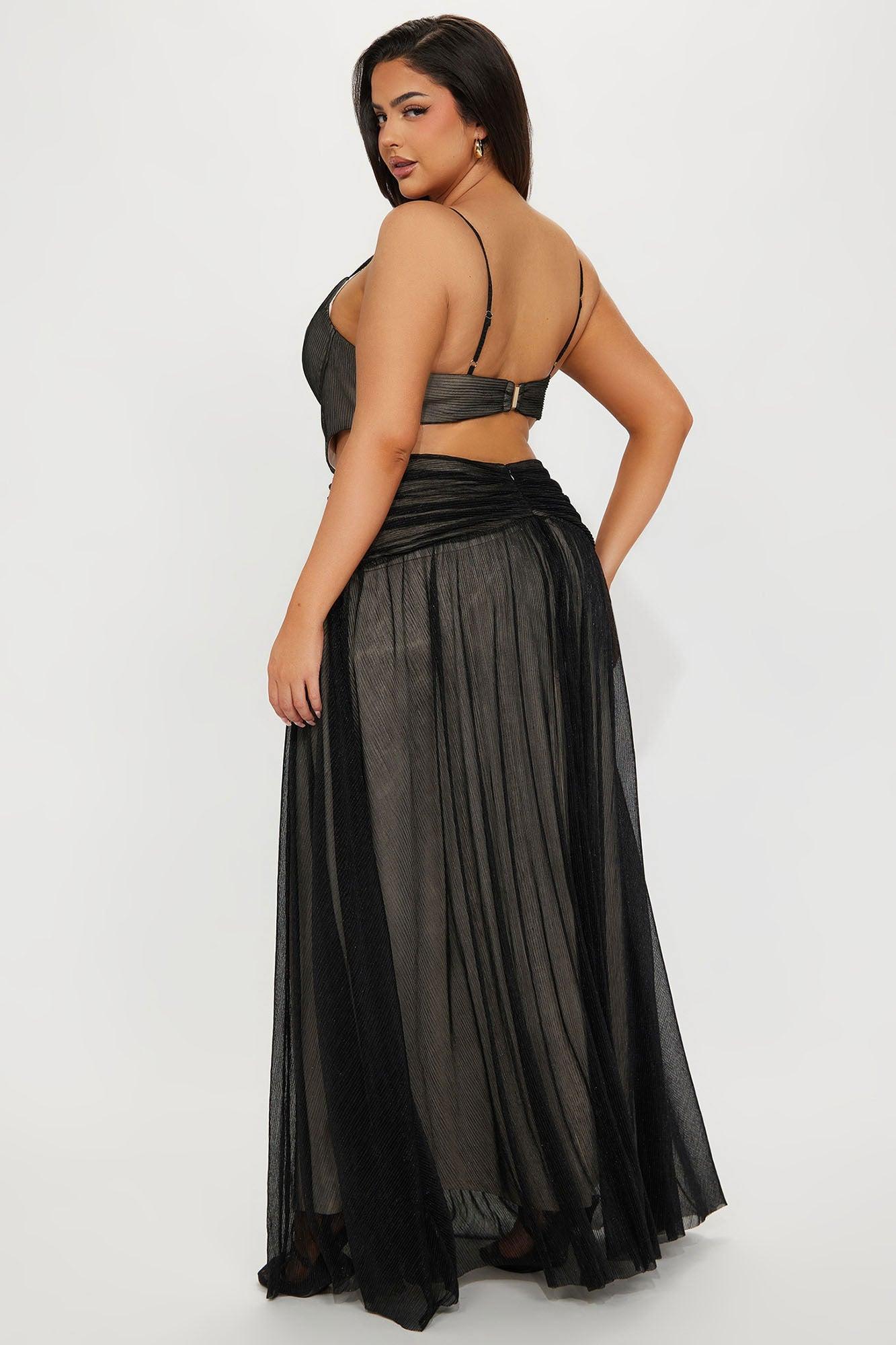 Maybe Next Time Maxi Dress - Black Product Image