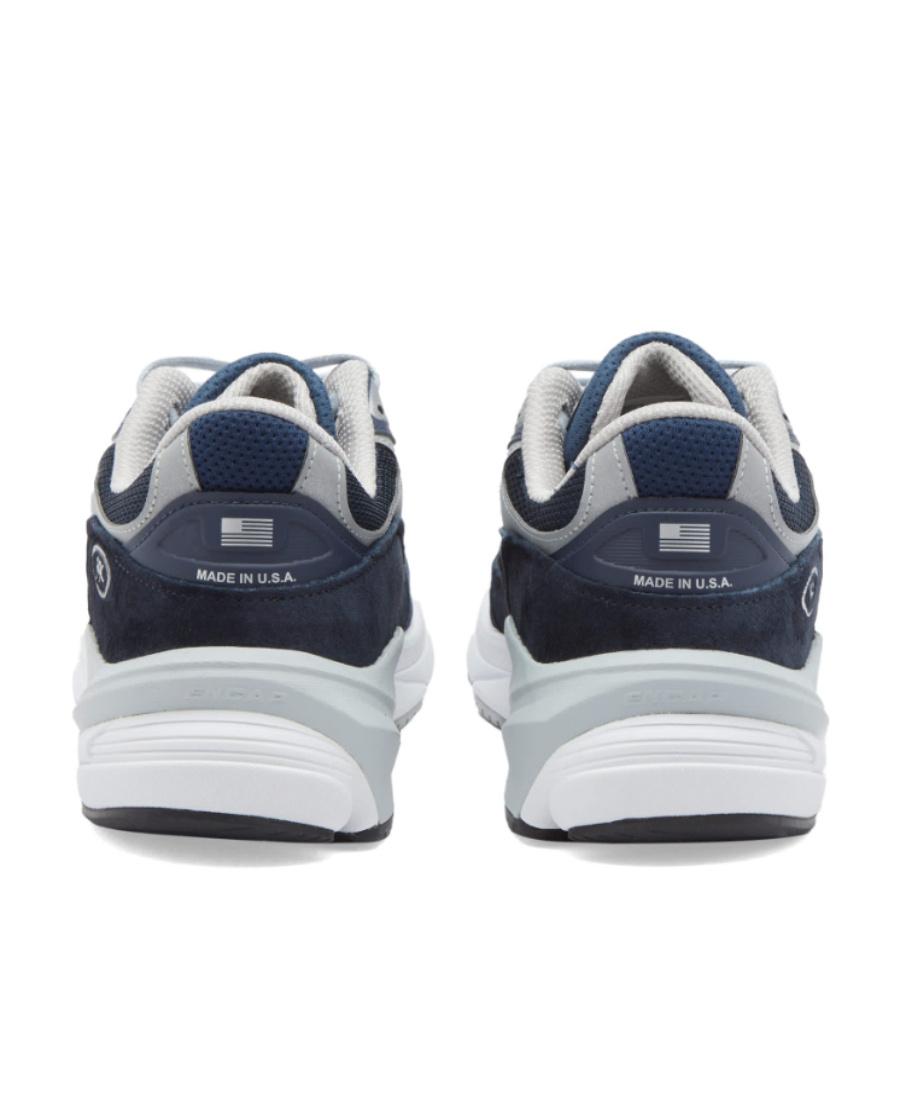 NEW BALANCE Printed Suede Mesh Sneakers With Cushioned Sole In White Product Image