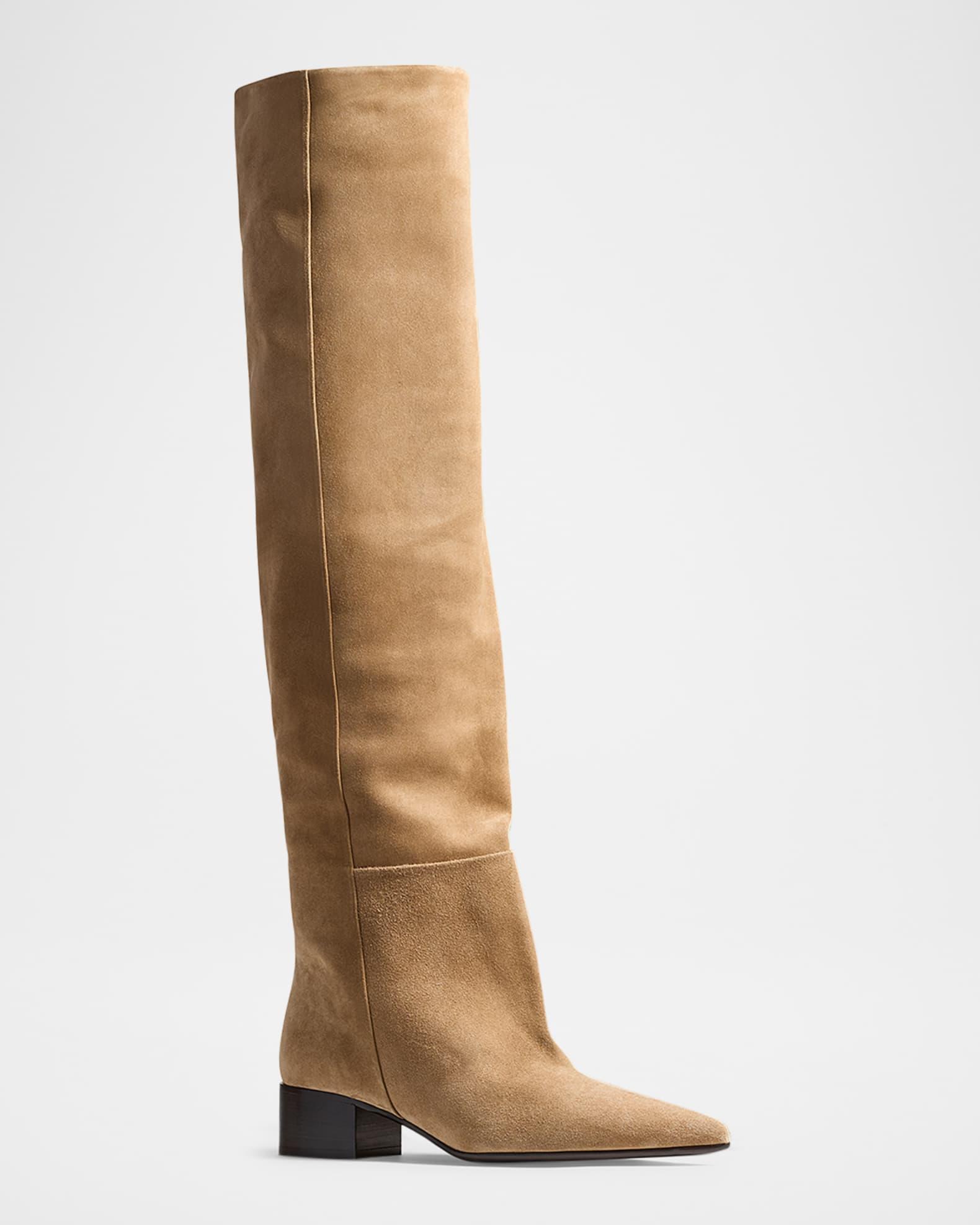 Andee Slouchy Knee-High Suede Boots Product Image