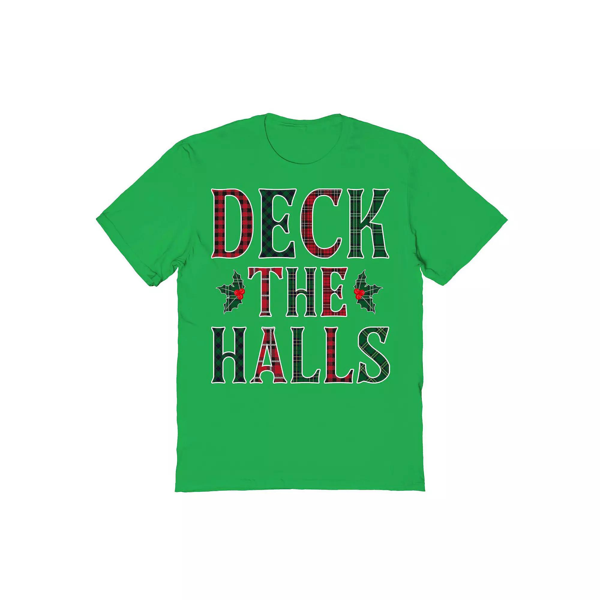 Men's Deck The Halls Christmas Graphic Tee, Adult Unisex,  Product Image