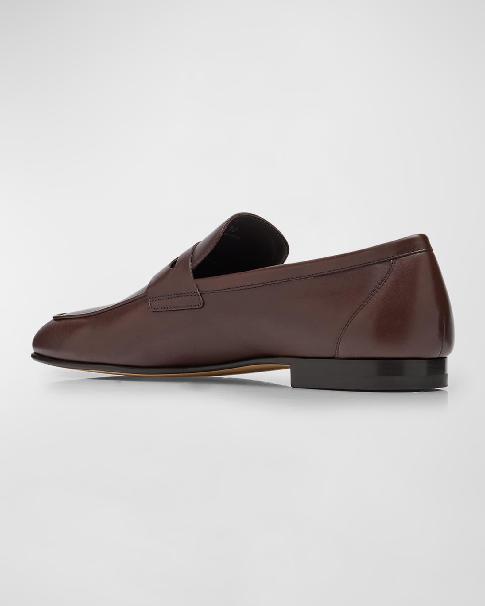 Men's Leather Penny Loafers Product Image