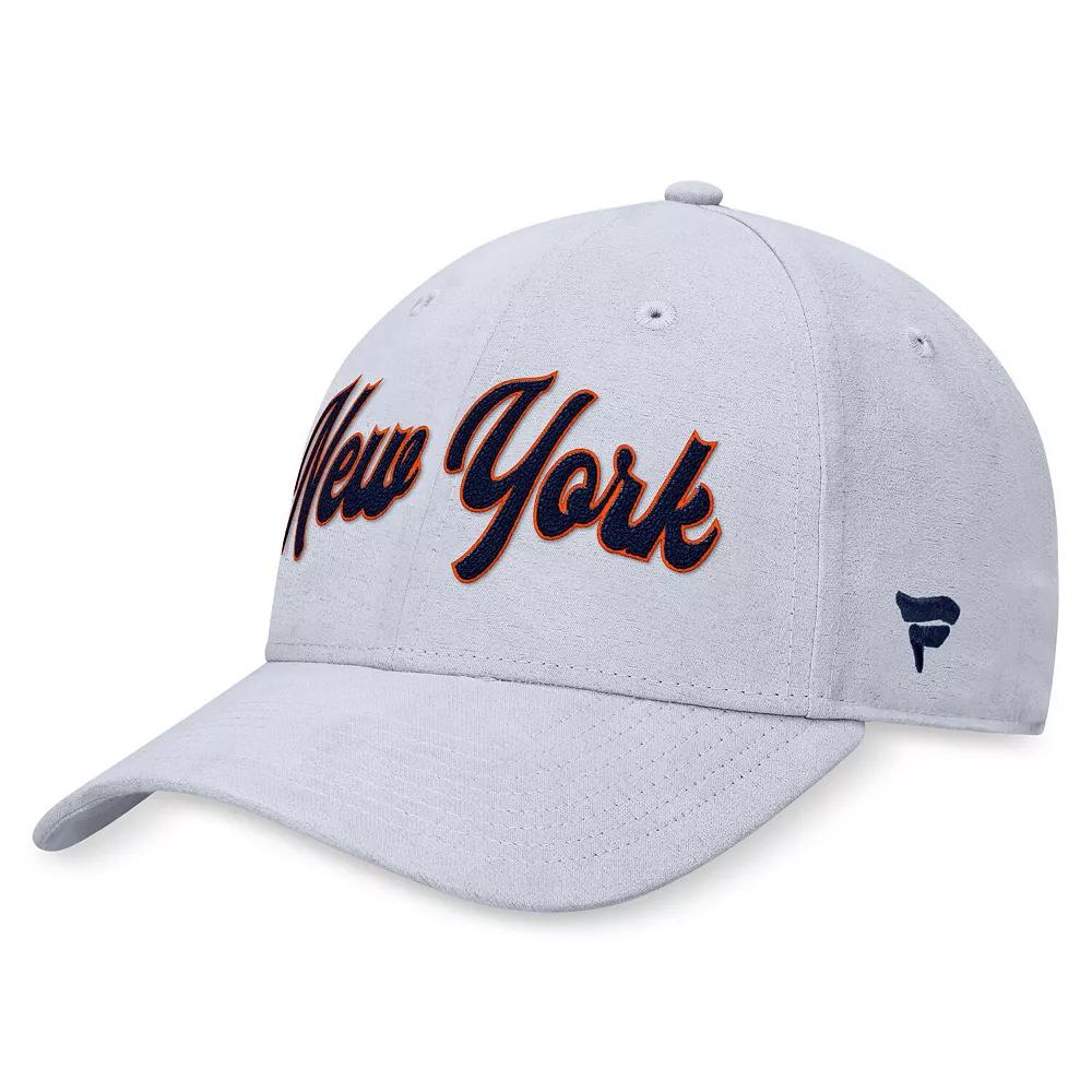 Men's Fanatics Gray New York Islanders Heritage Adjustable Hat, Isl Grey Product Image