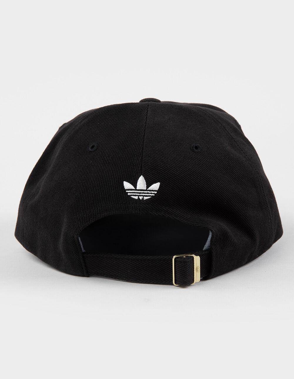 ADIDAS Originals Collegiate Crest 5 Panel Strapback Hat - BLACK Product Image