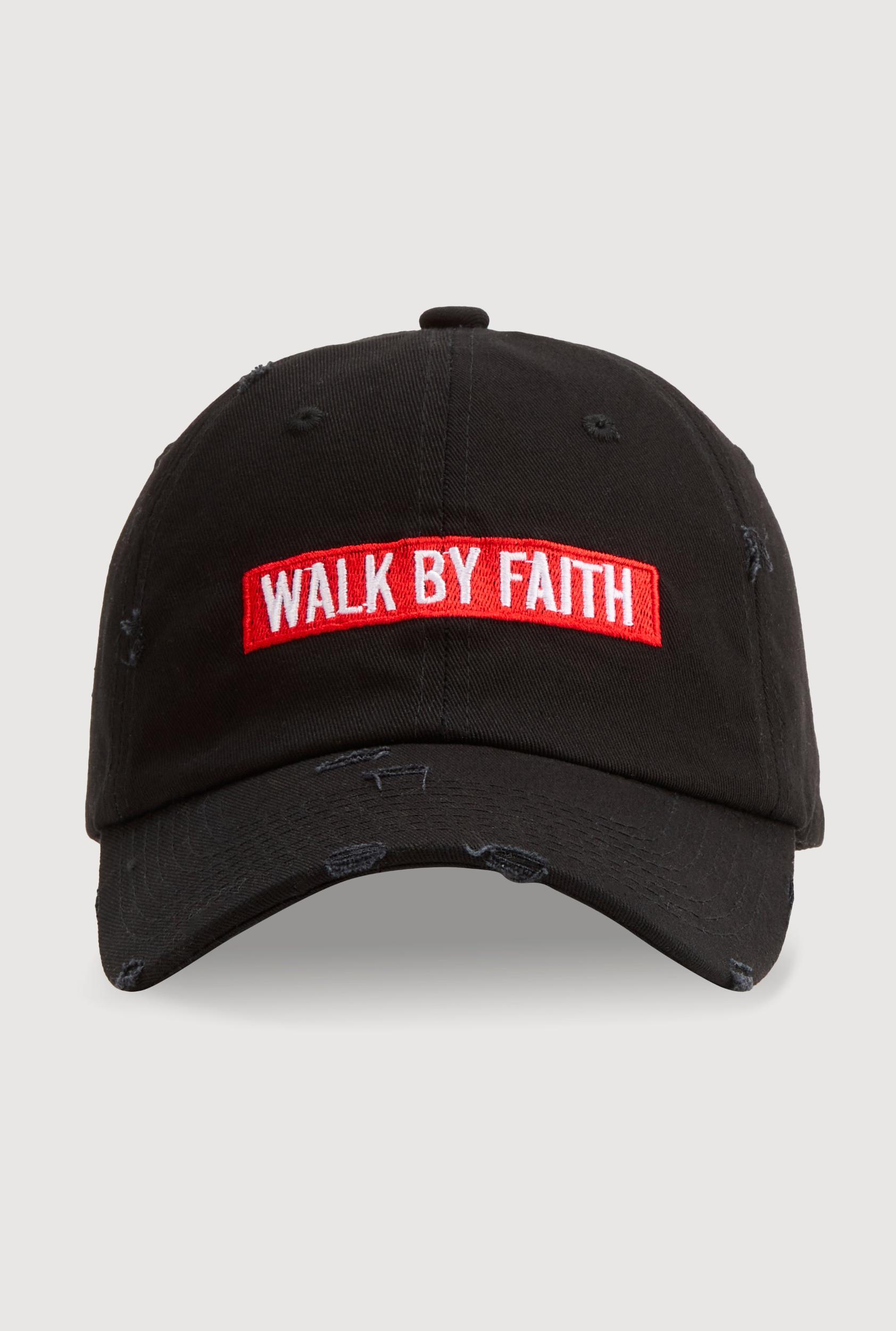 Walk By Faith Graphic Baseball Hat Female Product Image