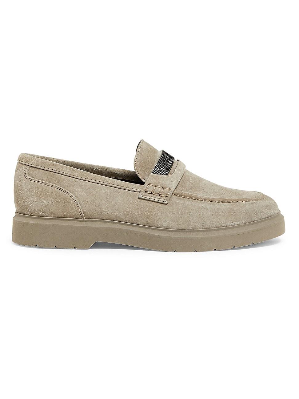 Suede Monili Casual Loafers Product Image