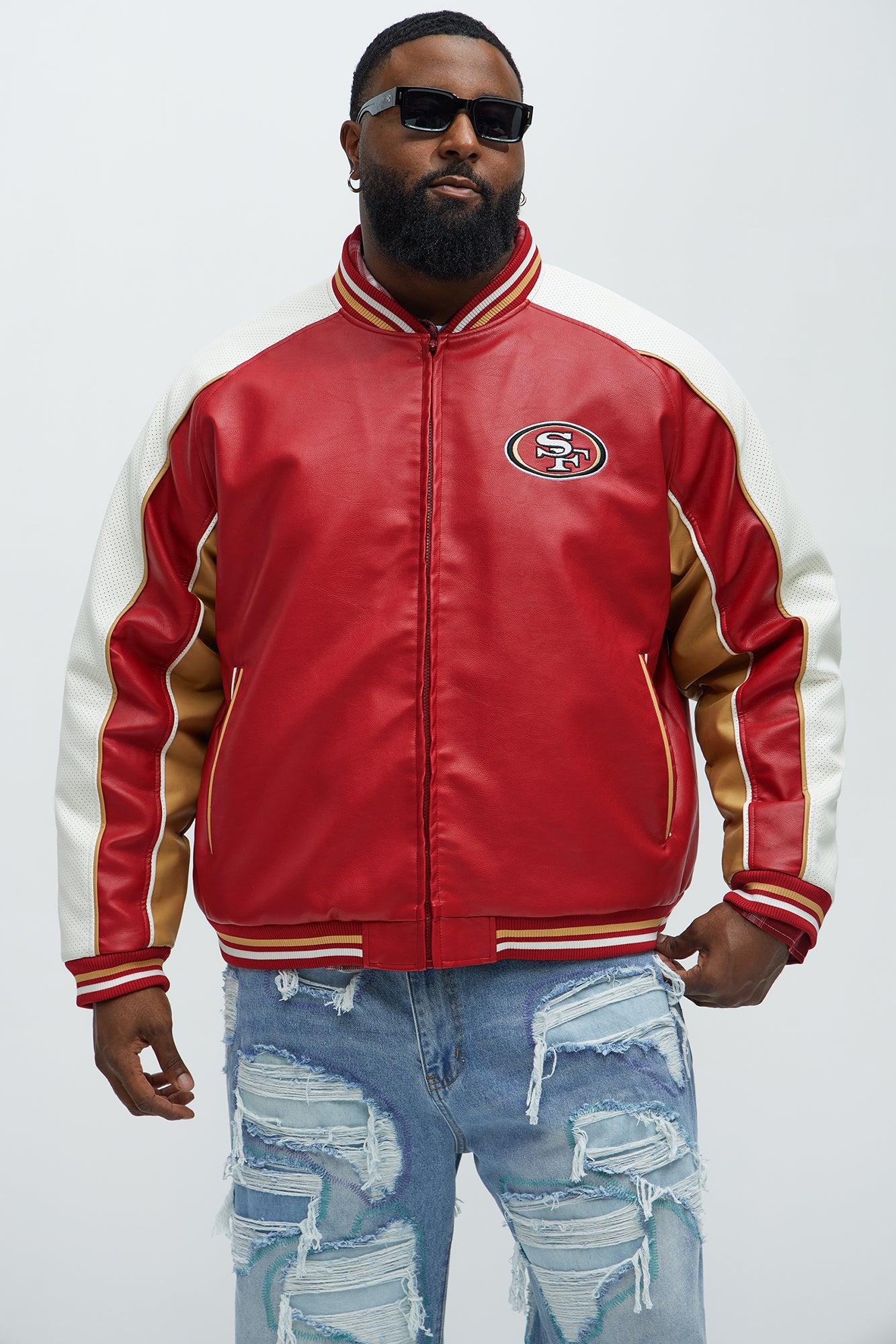 49ers High Standard Jacket - Red/White Male Product Image