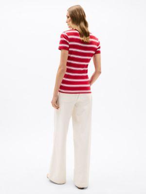 V-Neck Stripe Favorite T-Shirt Product Image