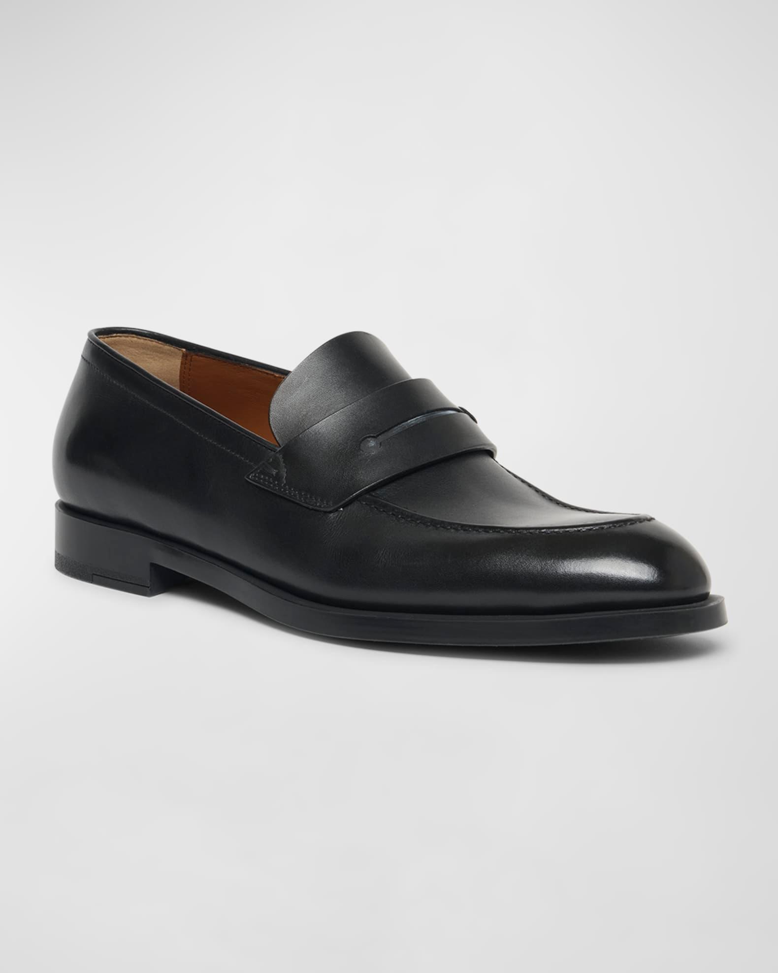 Men's Calfskin Penny Loafers Product Image