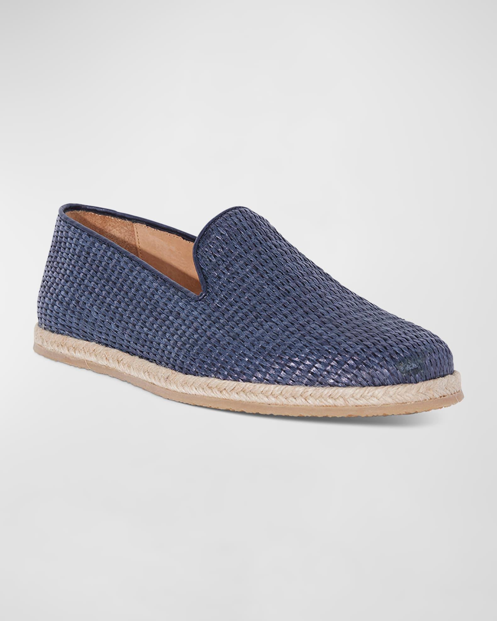 Men's Lido Woven Raffia Espadrille Loafers Product Image