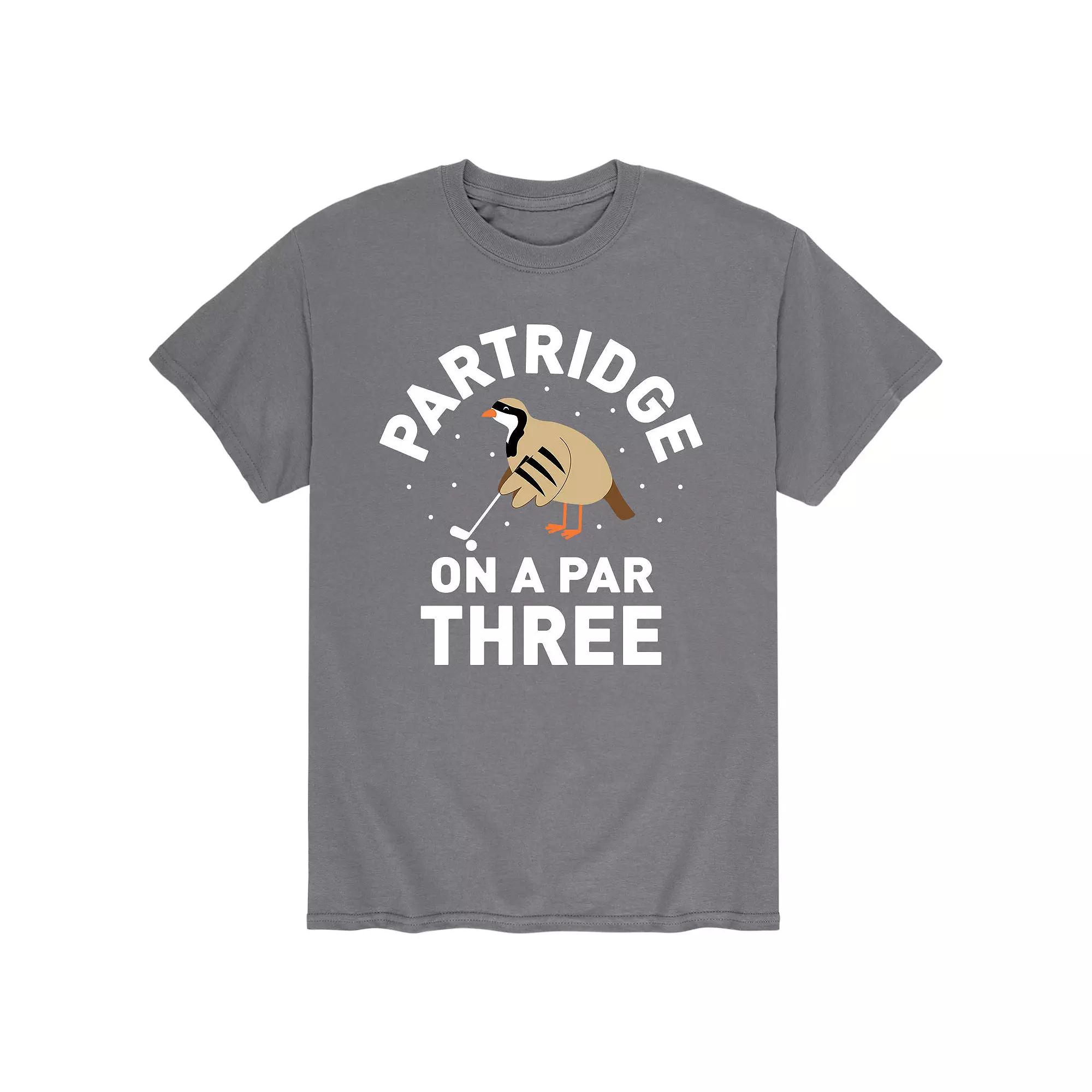 Men's Partridge On A Par Three Tee,  Product Image