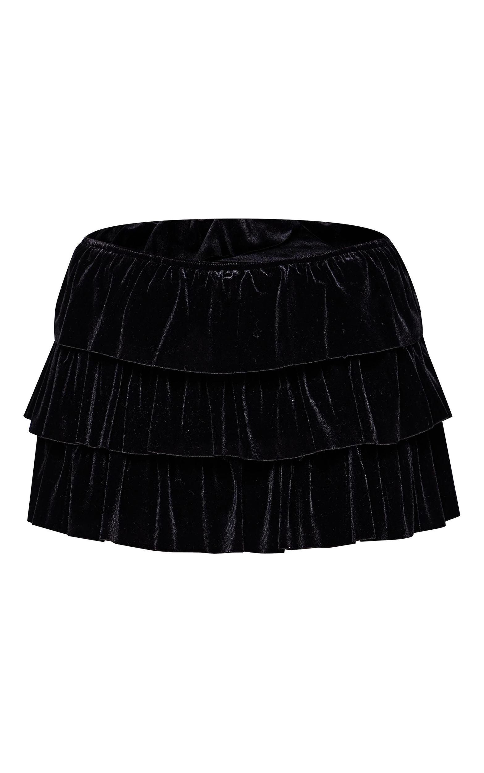 Black Velvet Rara Bloomer Shorts Product Image