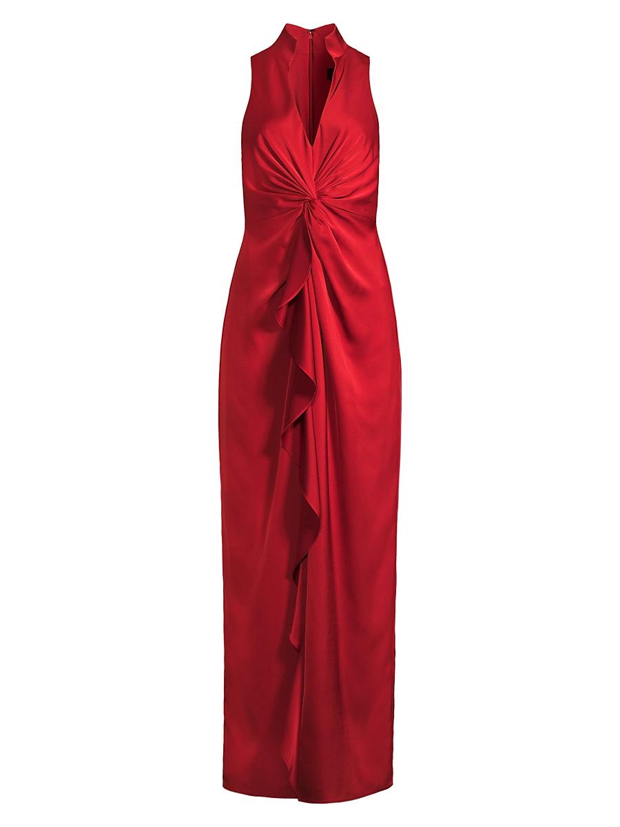 Aidan Mattox Gathered Front Gown Product Image