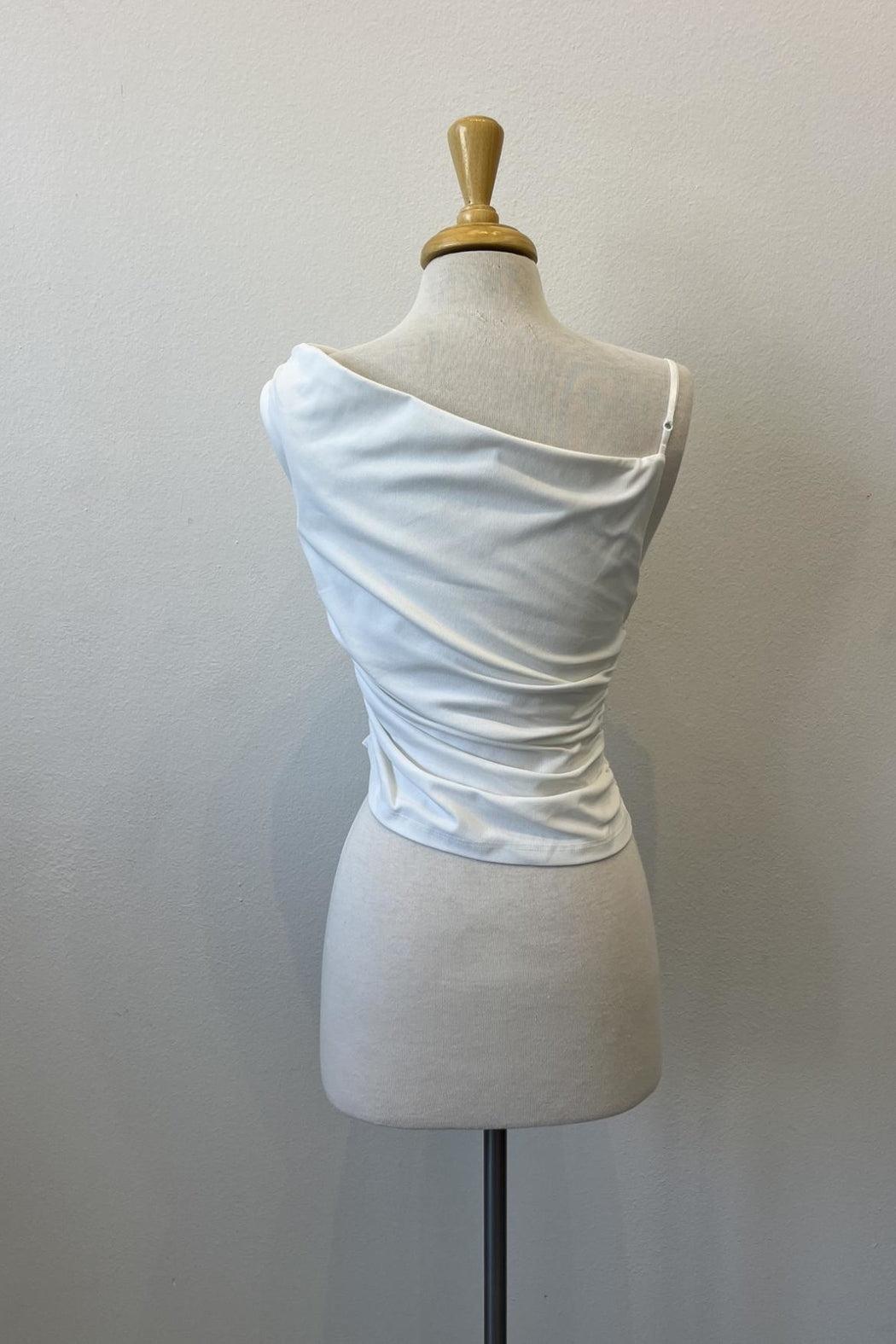 Ruched Asymmetrical Top Product Image