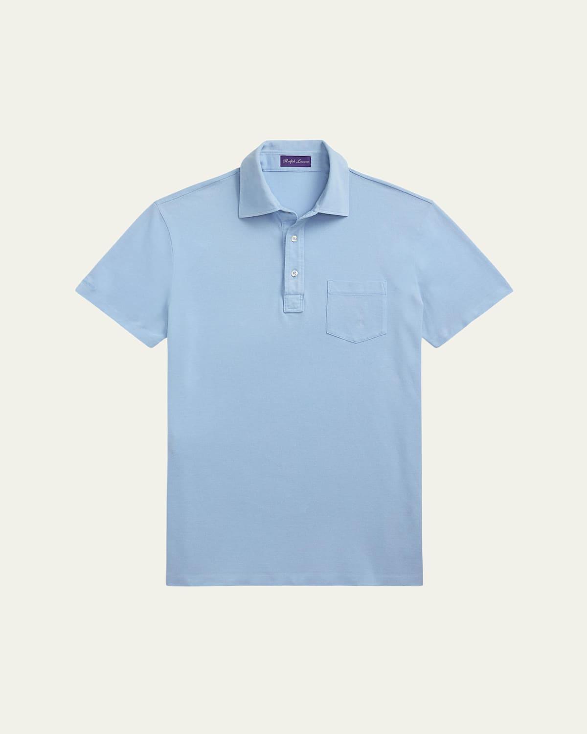 Men's Custom Slim Pique Polo Shirt Product Image